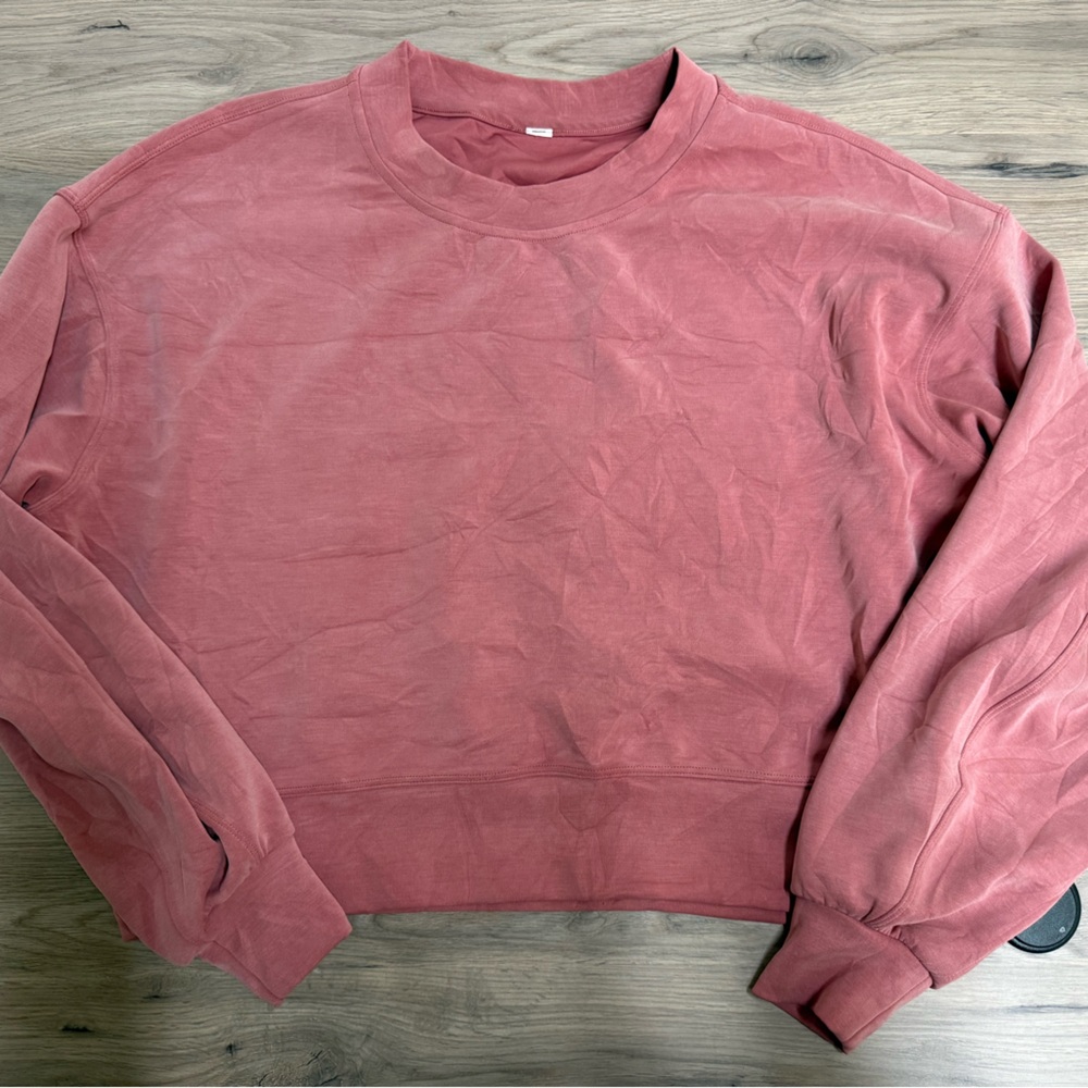Lululemon Perfectly Oversized Cropped Crew Softstreme